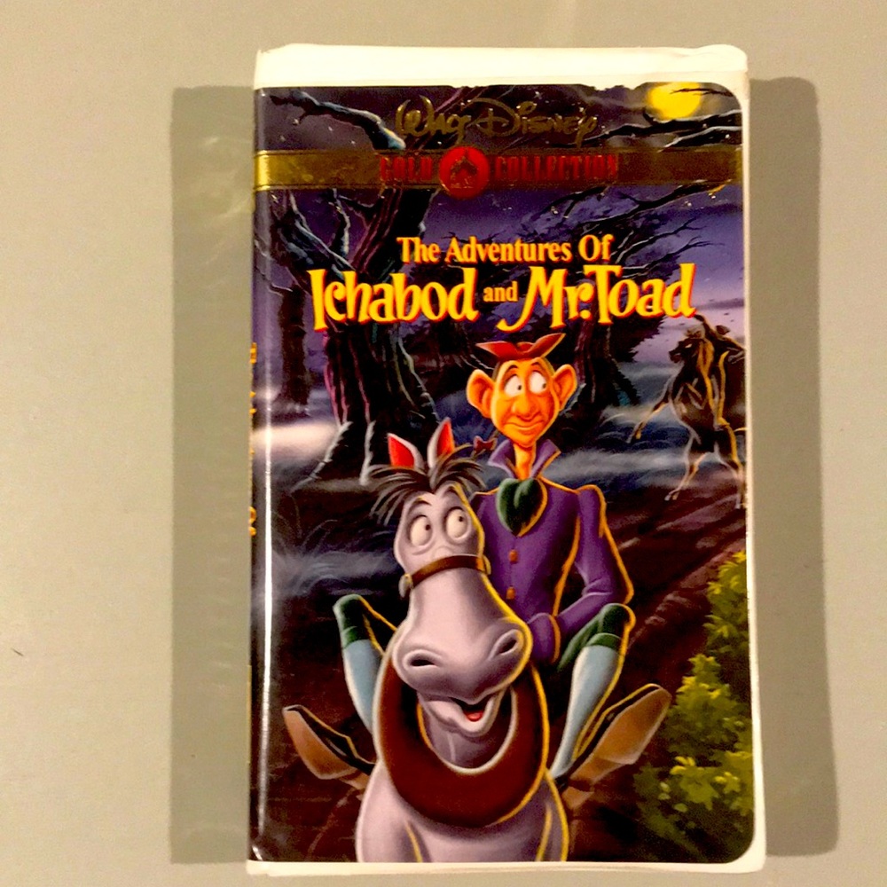 Disney The Adventures of Ichabod and Mr. Toad (VHS 2000 Gold Collection Edition